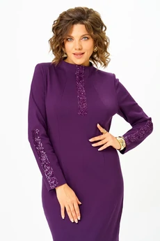 Платье 3014 фиолетовый Svetlana Style