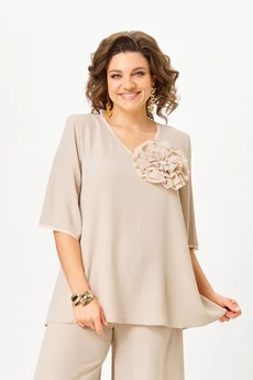 Блузка 3025 бежевый Svetlana Style