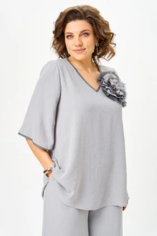 Блузка 3025 серый Svetlana Style