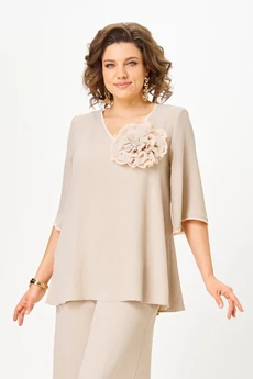 Блузка 3025 бежевый Svetlana Style