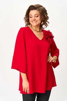 Блузка 3025 красный Svetlana Style