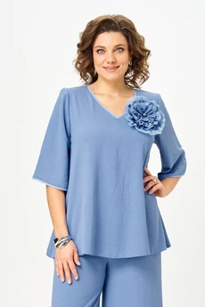 Блузка 3025 индиго Svetlana Style