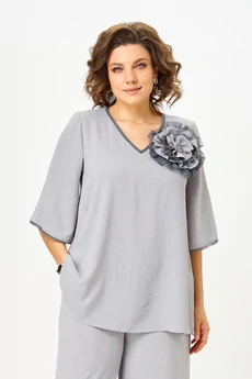 Блузка 3025 серый Svetlana Style