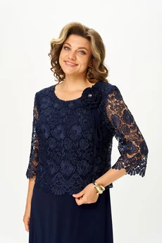 Платье 5037 синий Svetlana Style