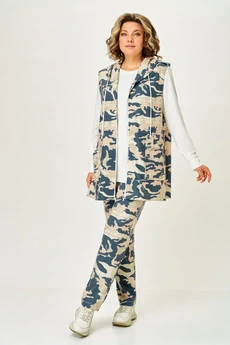 Костюм брючный 5041 камуфляж Svetlana Style