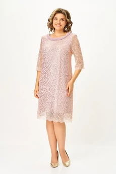 Платье 5042 розовый Svetlana Style