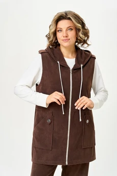 Костюм брючный 5044 коричневый Svetlana Style