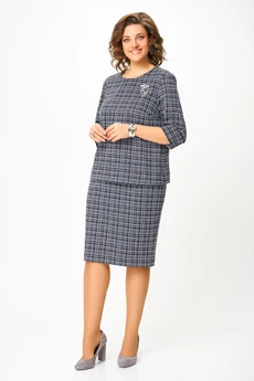 Костюм с юбкой 877 Swallow