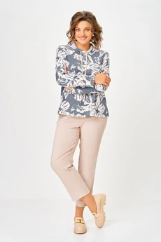 Джемпер 883 дымчато-синий Swallow