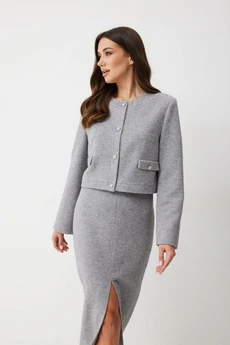 Юбка 372-1 серый T.N.D