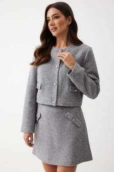 Юбка 373-1 серый T.N.D