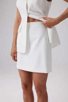 Костюм с юбкой 437 молочный T.N.D