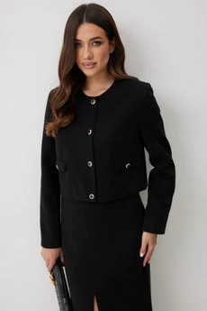 Жакет 666 черный T.N.D