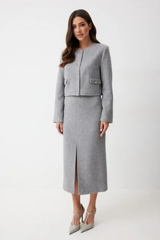 Жакет 666-1 серый T.N.D