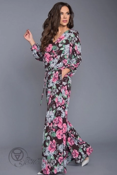 Комбинезон 1308 шоколад TEFFI Style