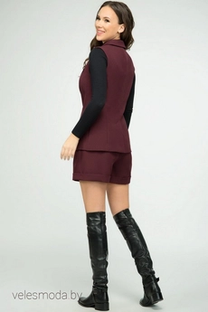 Жилет  1374 бордо TEFFI Style
