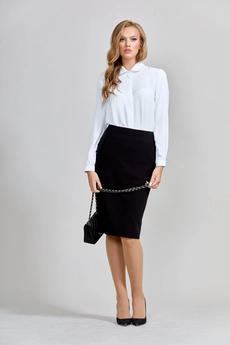 Юбка 1454 черный TEFFI Style