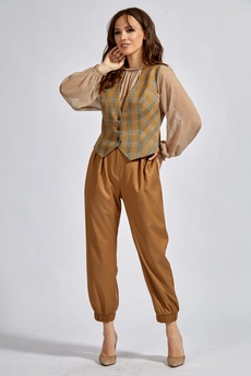 Жилет 1605 золото TEFFI Style