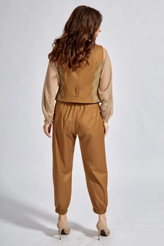 Жилет 1605 золото TEFFI Style