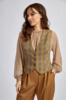 Жилет 1605 золото TEFFI Style
