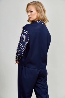 Жилет 1606 синий TEFFI Style