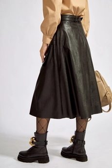 Юбка 1609 черный TEFFI Style