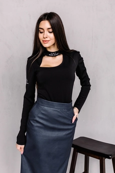 Юбка 20-2-26 синий TOTALLOOK