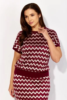 Костюм с юбкой 1331 винный ТАиЕР