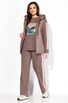 Костюм брючный 1335 капучино ТАиЕР