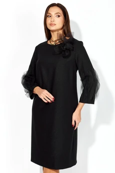 Платье 1407 черный ТАиЕР
