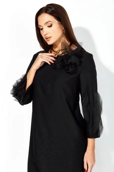 Платье 1407 черный ТАиЕР