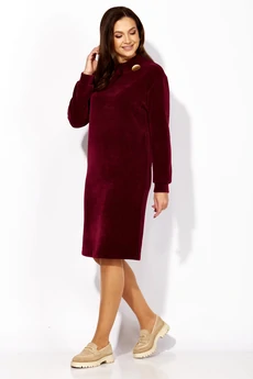 Платье 1410 винный ТАиЕР