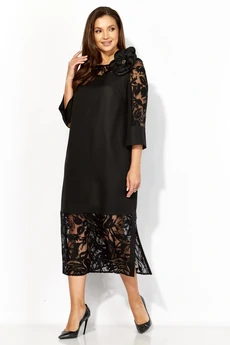 Платье 1414 черный ТАиЕР