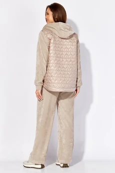 Костюм брючный 1416 жемчужный ТАиЕР