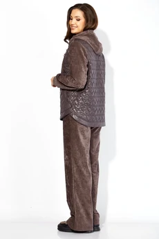 Костюм брючный 1416 шоколад ТАиЕР