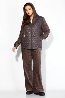 Костюм брючный 1416 шоколад ТАиЕР