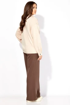 Костюм брючный 1419 бежевый ТАиЕР