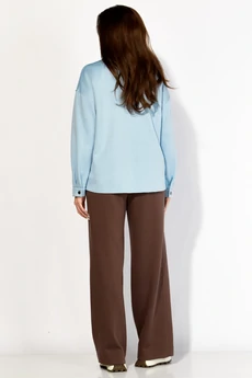 Костюм брючный 1419 голубой ТАиЕР