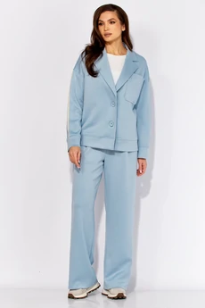 Костюм брючный 1420 голубой ТАиЕР