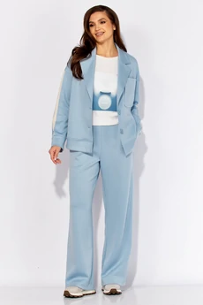 Костюм брючный 1420 голубой ТАиЕР