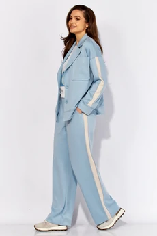 Костюм брючный 1420 голубой ТАиЕР