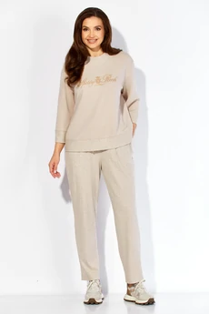 Костюм брючный 1427 песочный ТАиЕР