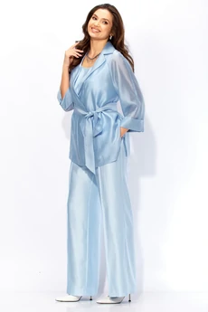 Костюм брючный 1429 голубой ТАиЕР