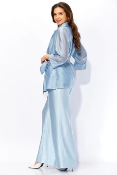 Костюм брючный 1429 голубой ТАиЕР