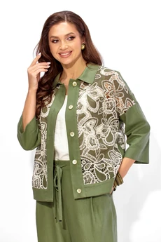 Костюм брючный 1437 олива ТАиЕР