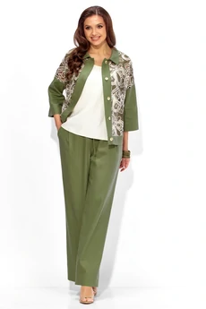 Костюм брючный 1437 олива ТАиЕР