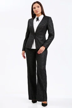 Костюм брючный 4009 черный Tair-Grand