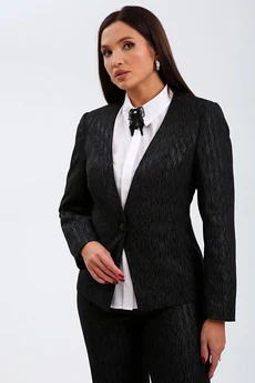 Костюм брючный 4009 черный Tair-Grand