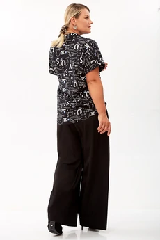 Блузка 62445 черный Tair-Grand