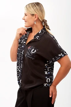 Блузка 62445 черный Tair-Grand